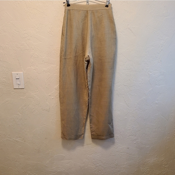 Handmade Linen Pleated Pants 25 - Picture 6 of 8